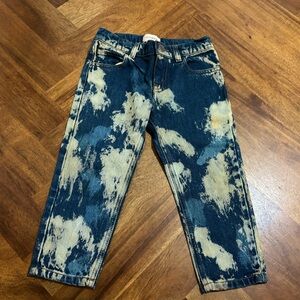 Gucci Kids Size 4 Jeans w/ Tie Dye Acid Wash NWOT